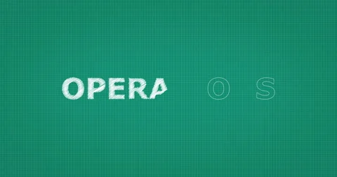 Drawing a word OPERATIONS Stock-Footage 60906665