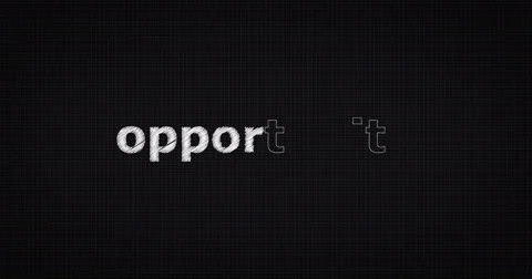 Drawing a word OPPORTUNITY Stock-Footage 60825278