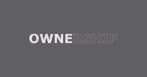 Drawing a word OWNERSHIP Stock Footage 60596972