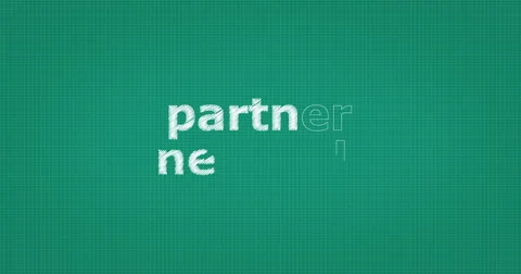 Drawing a word PARTNER NETWORK Stock-Footage 60931649