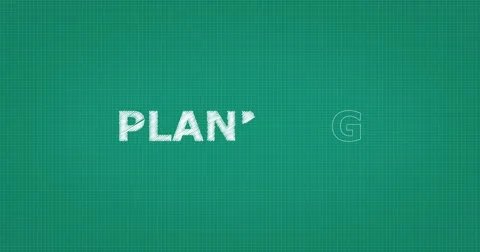 Drawing a word PLANNING Stock-Footage 60931703