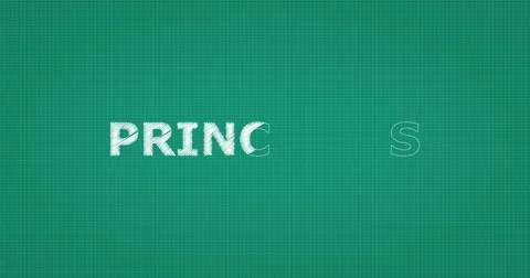Drawing a word PRINCIPLES Stock Footage 60931796