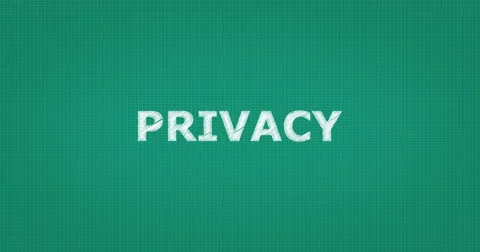 Drawing a word PRIVACY Stock Footage 61265511