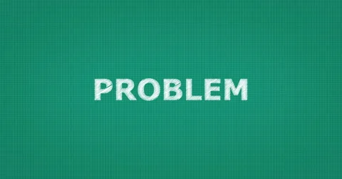 Drawing a word PROBLEM 스톡 동영상 61265522