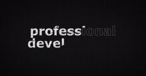 Drawing a word PROFESSIONAL DEVELOPMENT 스톡 동영상 60697636
