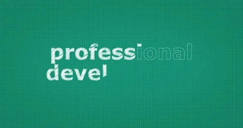 Drawing a word PROFESSIONAL DEVELOPMENT Stock Footage 60931939