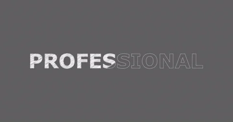Drawing a word PROFESSIONAL Stock Footage 60597346
