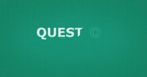 Drawing a word QUESTION #7 Video stock 61114587