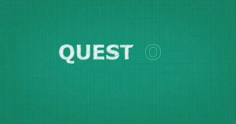 Drawing a word QUESTION #9 Stock Footage 61114590