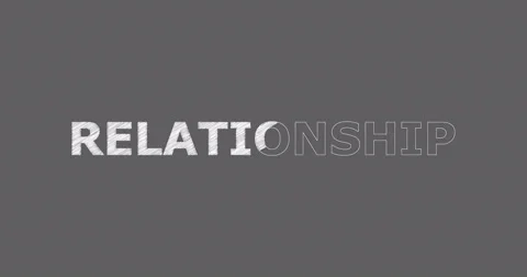 Drawing a word RELATIONSHIP Stock Footage 60597541