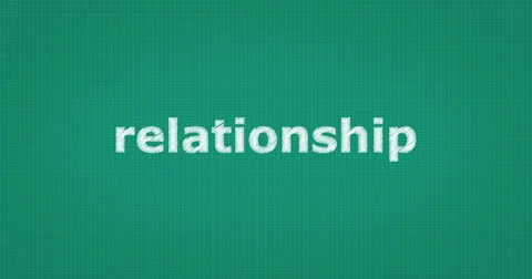 Drawing a word RELATIONSHIP Stock Footage 61265573