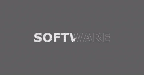 Drawing a word SOFTWARE Video stock 60578229