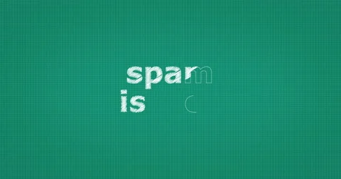 Drawing a word SPAM ISSUES Stock Footage 60932562