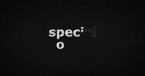 Drawing a word SPECIAL OFFER Stock Footage 60697710