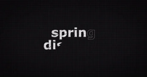 Drawing a word SPRING DISCOUNT Stock Footage 60697714
