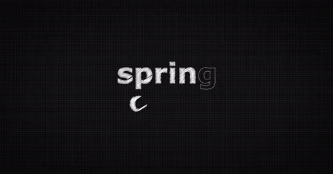 Drawing a word SPRING OFFER 스톡 동영상 60697712