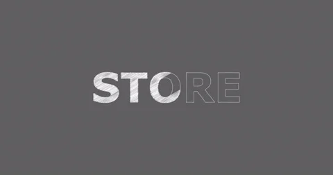 Drawing a word STORE Stock-Footage 60578272