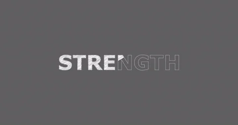 Drawing a word STRENGTH Video stock 60577258