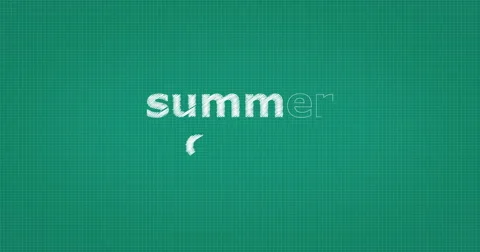 Drawing a word SUMMER OFFER Stock Footage 60944468