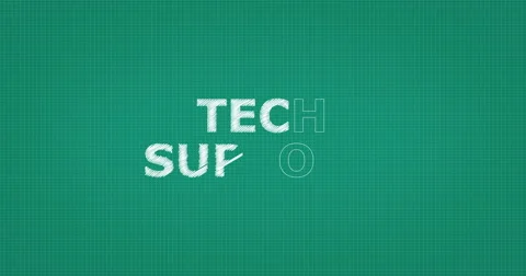 Drawing a word TECH SUPPORT 스톡 동영상 60944662