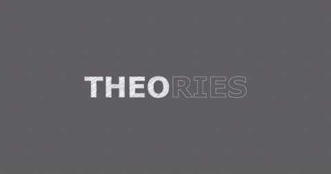 Drawing a word THEORIES Stock Footage 60577407