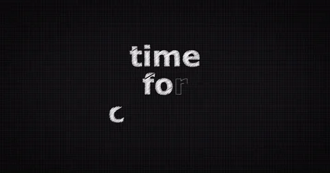 Drawing a word TIME FOR CHANGE Stock Footage 60697828