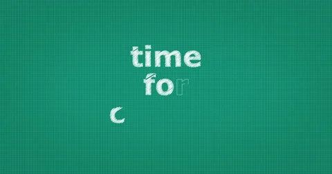 Drawing a word TIME FOR CHANGE Stock Footage 60944905