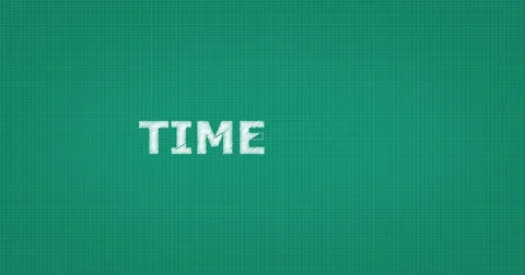 Drawing a word TIMELINE Video stock 60944935