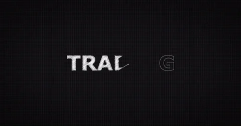 Drawing a word TRADING 動画素材 60697842