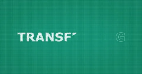 Drawing a word TRANSFERRING Stock-Footage 60944685