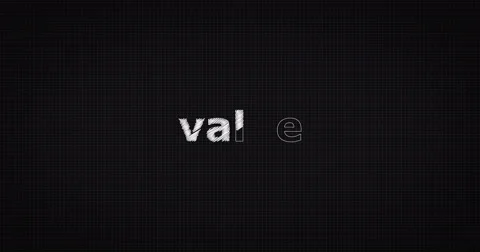 Drawing a word VALUE Stock Footage 60697863