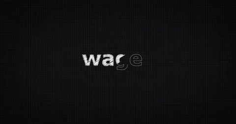 Drawing a word WAGES Stock Footage 60697902
