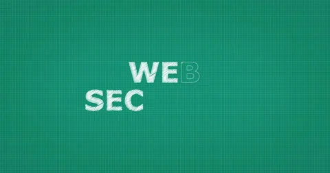 Drawing a word WEB SECURITY 스톡 동영상 61140465