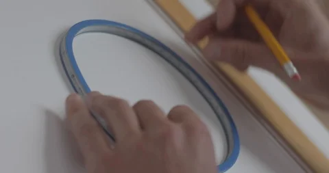 DrawingCircles Stock Footage 88838615