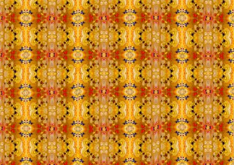 Drawings created by soap bubbles on a brown background. Stock Illustration