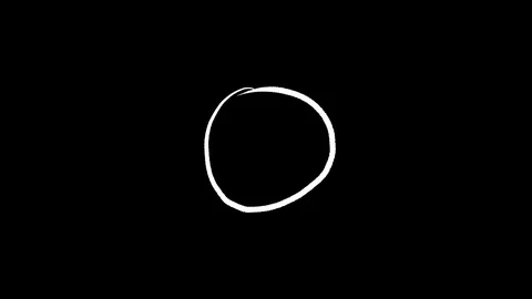 Drawn Animated Circle Stock Footage 119568762