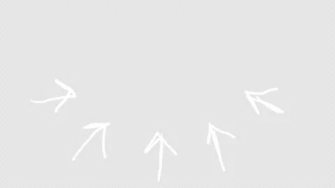 Drawn arrows group pointing up animation Stock Footage 262383197