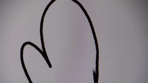 Drawn black lines 4K Stock Footage 320868030