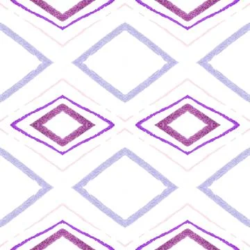 Drawn in Bold Mexican Pattern. Seamless イラスト素材