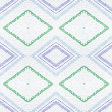 Drawn by Brush Mexican Pattern. Seamless Stock Illustration