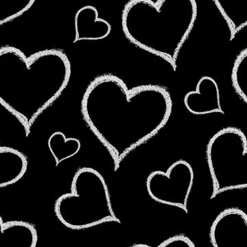 Drawn chalk pattern Foto stock