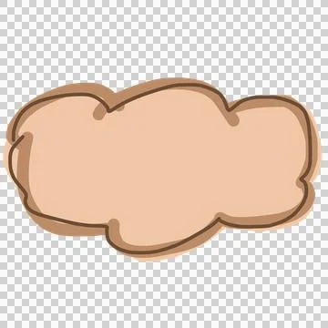 Drawn cloud Stock Illustration