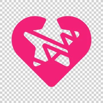 Drawn heart shaped vector Illustrazione stock