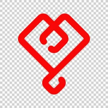 Drawn heart shaped vector Stock Illustration