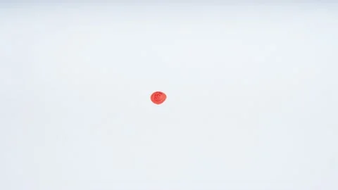 Drawn red heart with pulse line on white background. Stock Footage 136764366