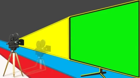 Drawn screen with camera splash. Stock-Footage 138207424