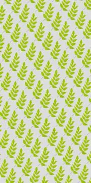 Drawn tree branch on a white background. Pattern. Stock Illustration