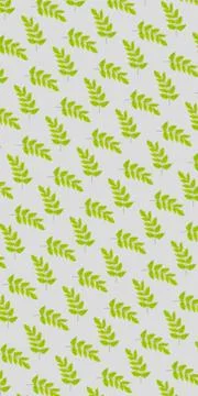 Drawn tree branch on a white background. Pattern. Stock Illustration