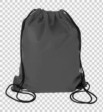 Drawstring pack isolated Stock Photos