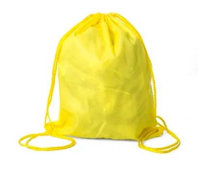 Drawstring pack template classic Stock Photos